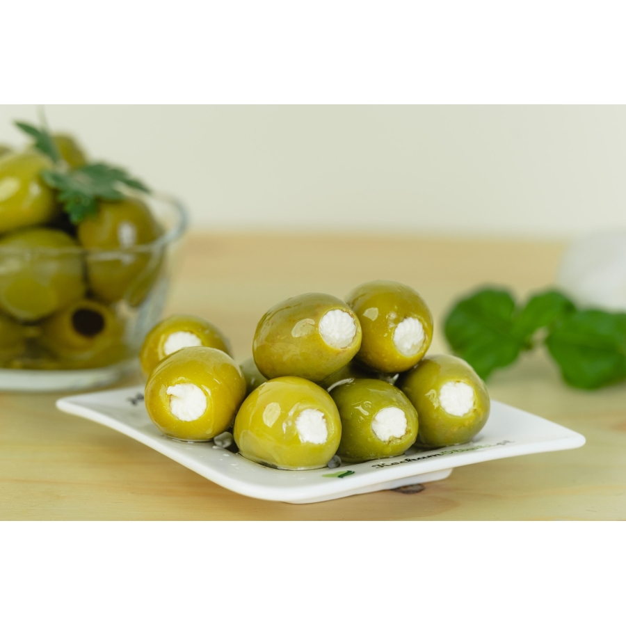 Oliwki Królewskie nadziewane serem Feta